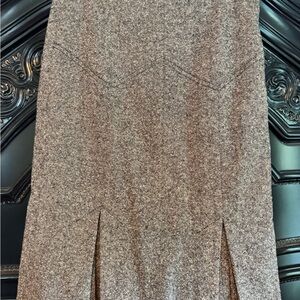Body by Victoria S Vintage PinUp Style Brown Pencil Skirt